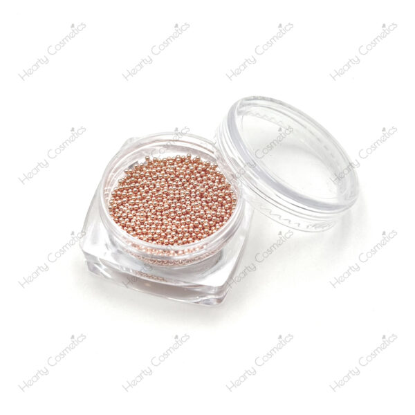 Rose Gold Caviar Beads